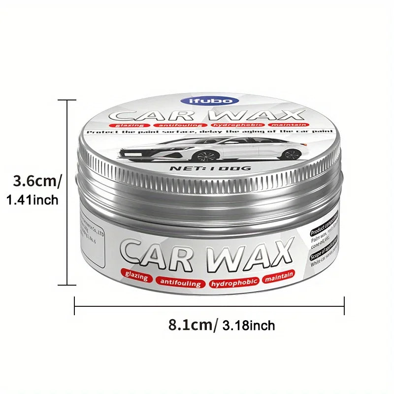 NEW Premium White Car Wax - Scratch Repair and Polishing Paste for Long-Lasting Shine and Protection for All White Vehicles