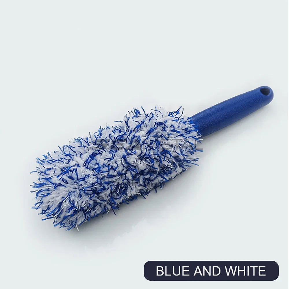 Portable Cleaning Brush Soft Microfiber Car Washing Brush Effortlessly Clean Wheels Car Detailing Care Dust Removal Accessories