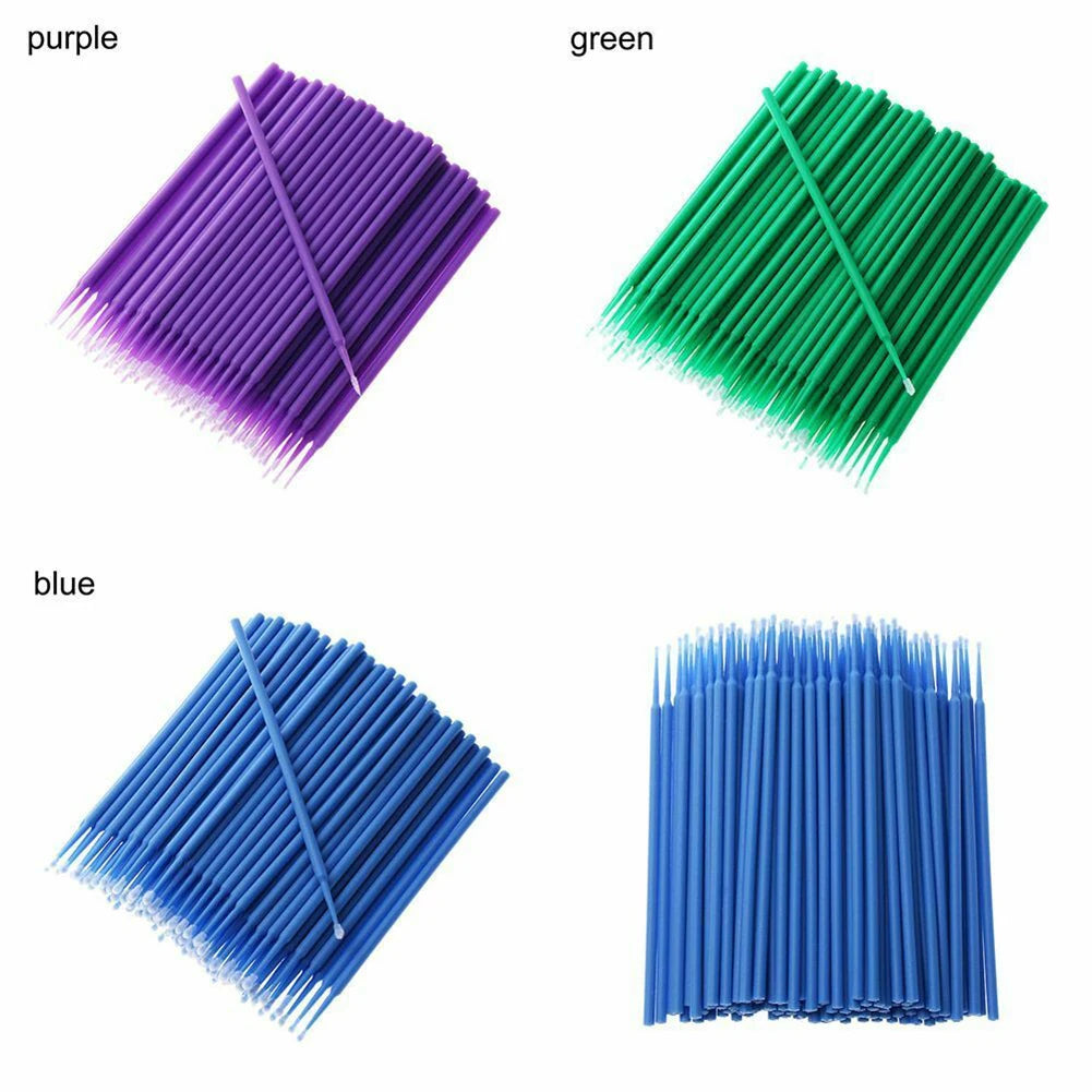 100Pcs Paint Brushes Paint Touch-Up Dentistry Pen Car Applicator Stick Once-Only Use Automobile Pen Cleaning Stick Paint Brushes