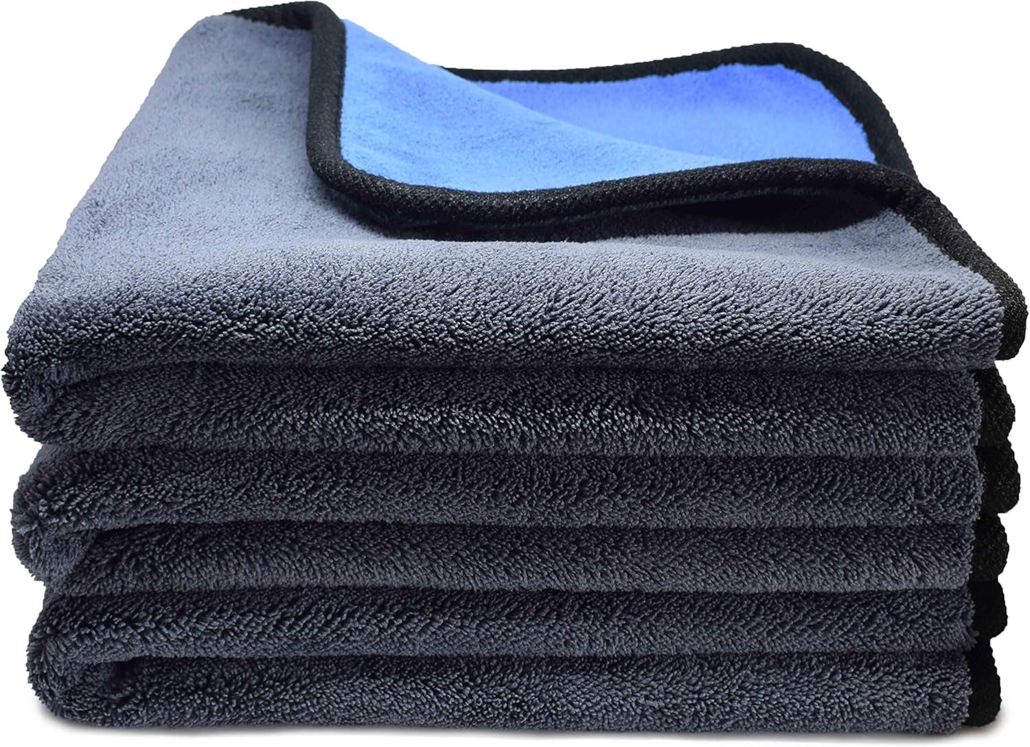 Microfibre Cleaning Cloths for Car & Home (3 PCS) – 500GSM 30X30Cm – Multipurpose Drying, Polishing & Dusting for Motorcycles, Kitchens & Interiors