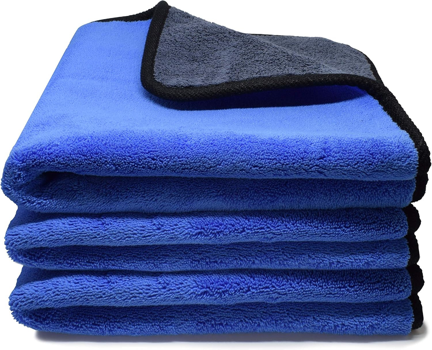 Microfibre Cleaning Cloths for Car & Home (3 PCS) – 500GSM 30X30Cm – Multipurpose Drying, Polishing & Dusting for Motorcycles, Kitchens & Interiors