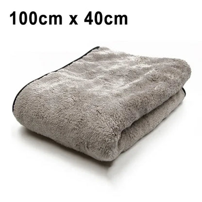 SEAMETAL 120X50Cm Microfiber Car Wash Towel Ultra-Soft Car Cleaning Towels High Absorbent Drying Cloth for Car Detailing Care