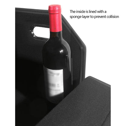 Car Accessories under Clamshell Leather Organizer Car Trunk Storage Box Multi-Function Folding Car Storage