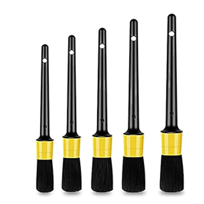 Car Brushes, Car Detailing Brush Set, for Car Air Vent Dashboard Cleaning Brush Car Beauty Cleaning Tools Car Wash Brush 5PCS