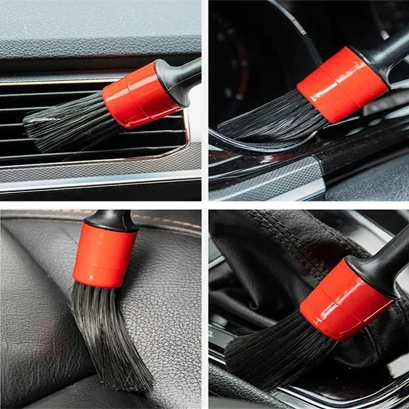 Car Brushes, Car Detailing Brush Set, for Car Air Vent Dashboard Cleaning Brush Car Beauty Cleaning Tools Car Wash Brush 5PCS