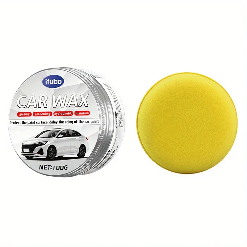 NEW Premium White Car Wax - Scratch Repair and Polishing Paste for Long-Lasting Shine and Protection for All White Vehicles