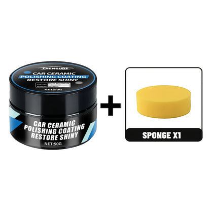 Ceramic Nano Polishing Wax, Used for Scratch Repair Coating on Car Paint Surfaces, Electroplated Crystal Hydrophobic Polishing Liquid, Car Polishing Wax