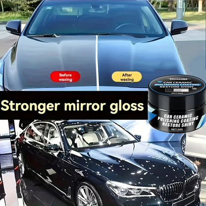 Ceramic Nano Polishing Wax, Used for Scratch Repair Coating on Car Paint Surfaces, Electroplated Crystal Hydrophobic Polishing Liquid, Car Polishing Wax