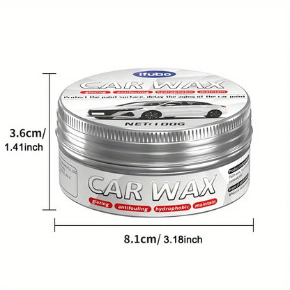 NEW Premium White Car Wax - Scratch Repair and Polishing Paste for Long-Lasting Shine and Protection for All White Vehicles