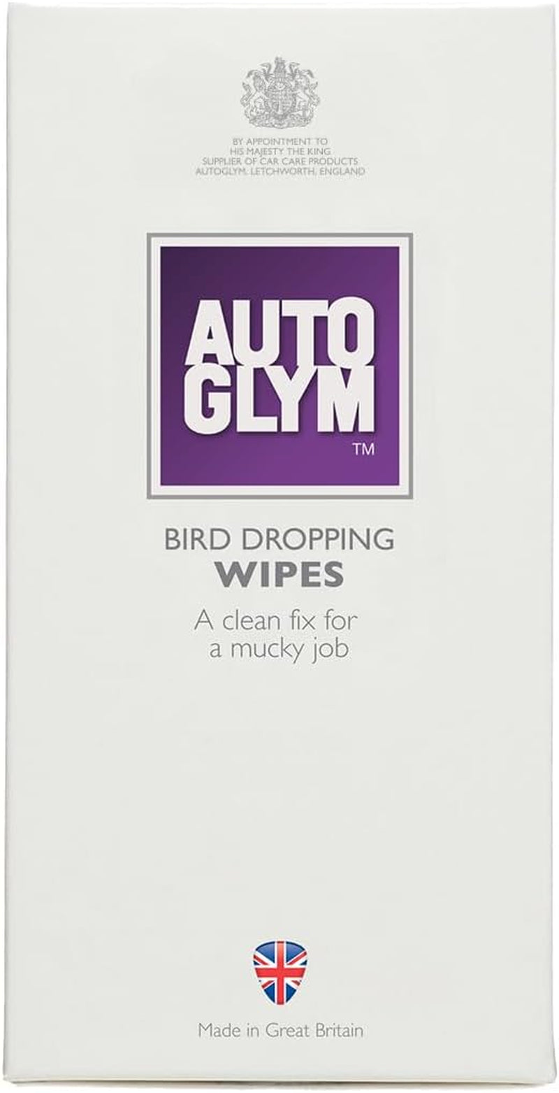 Bird Dropping Wipes, 10 Pack | Bird Poo Remover Wipes – Quick-Clean Solution for Removing Bird Mess from Car Paint, Glass, Plastic Trim & Bodywork