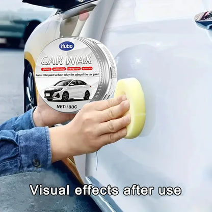 NEW Premium White Car Wax - Scratch Repair and Polishing Paste for Long-Lasting Shine and Protection for All White Vehicles