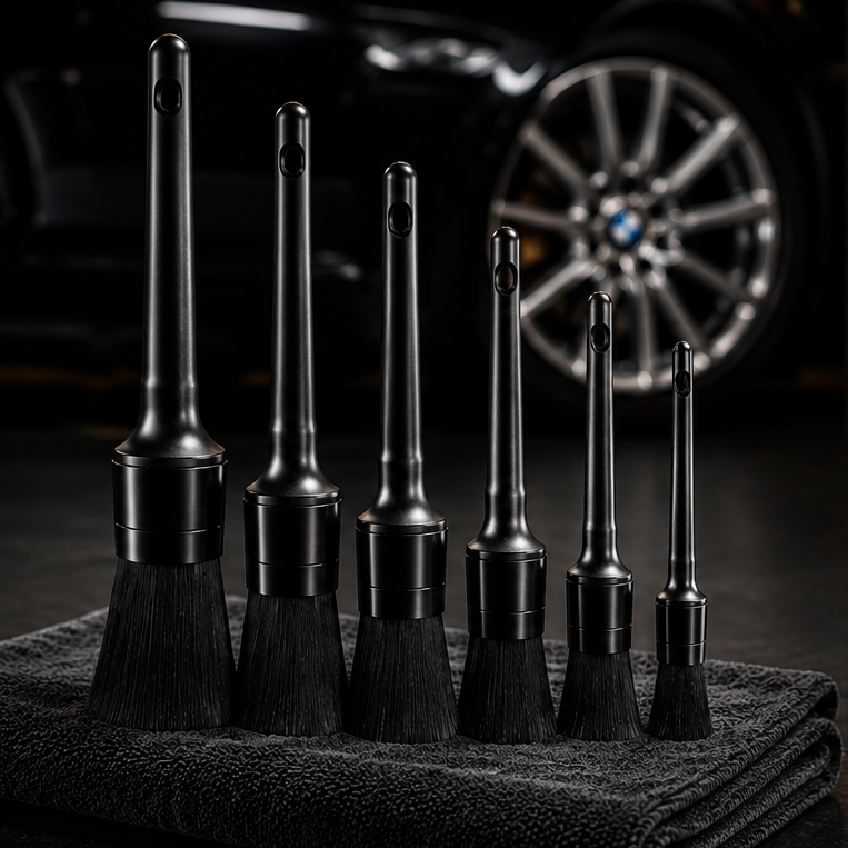 GearForgePro 5-Piece Car Detailing Brush Set – Interior & Exterior