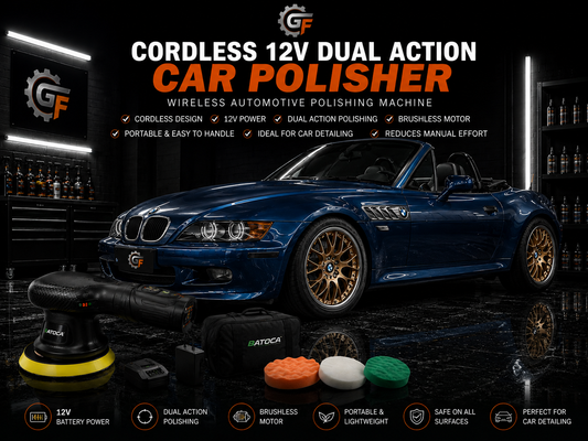 Dual Action Car Polisher – Wireless Automotive Polishing Machine