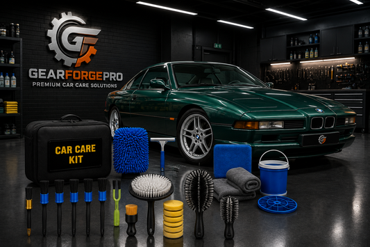 21-Piece Car Cleaning Kit with 11L Foldable Bucket – Complete Car Wash & Detailing Set