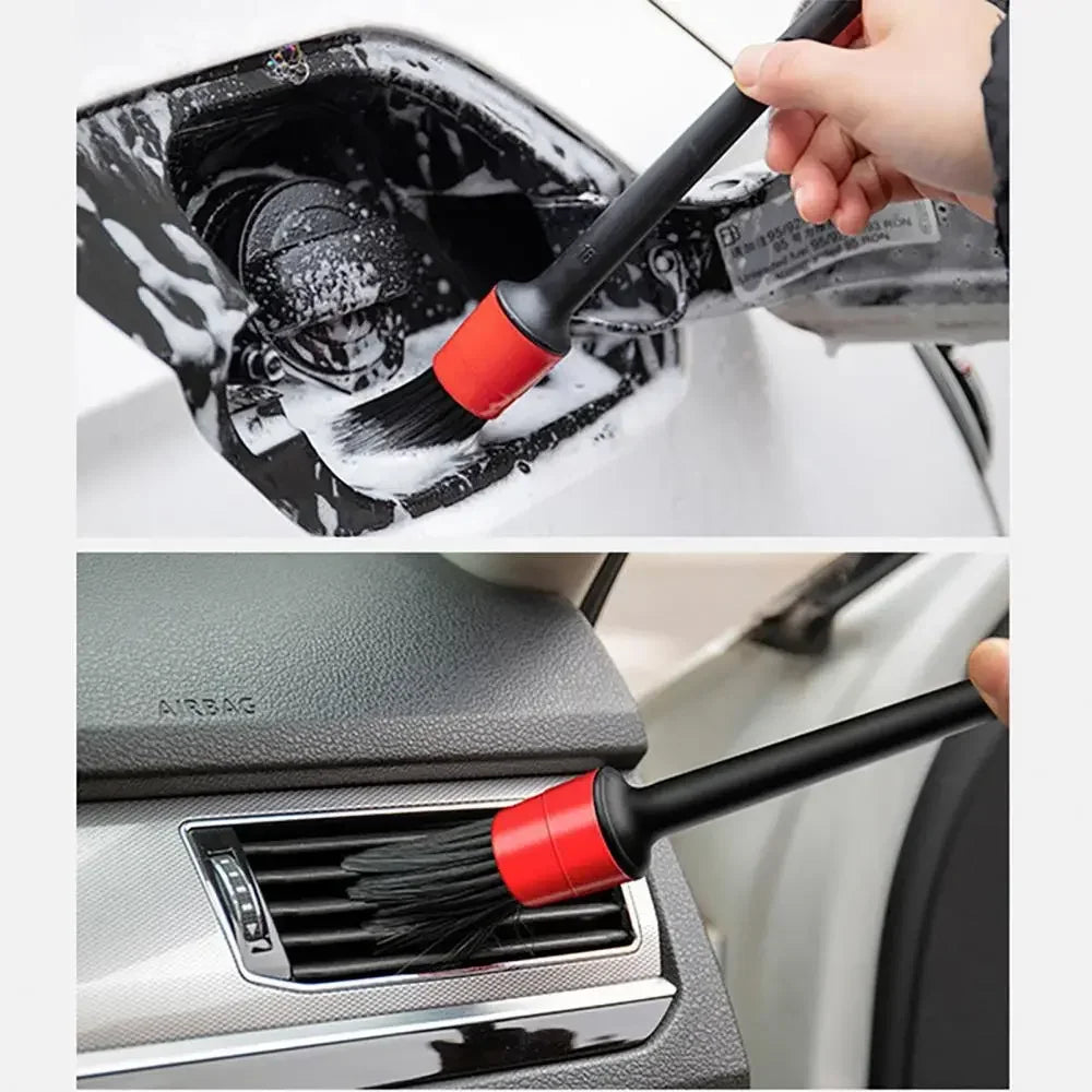 Car Brushes, Car Detailing Brush Set, for Car Air Vent Dashboard Cleaning Brush Car Beauty Cleaning Tools Car Wash Brush 5PCS