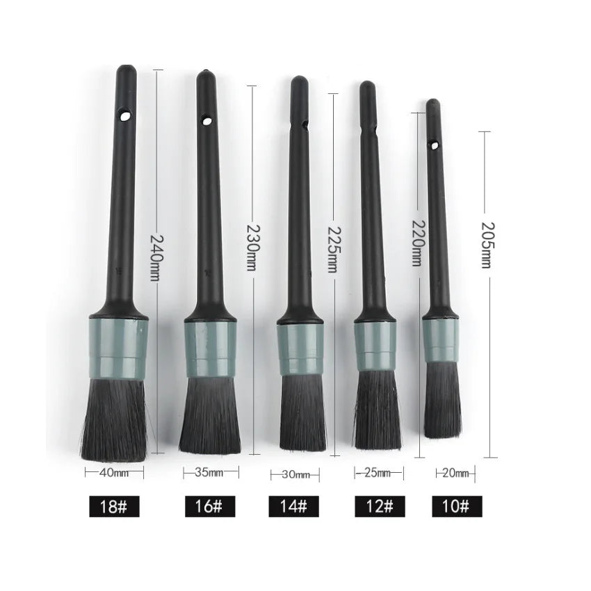 Car Brushes, Car Detailing Brush Set, for Car Air Vent Dashboard Cleaning Brush Car Beauty Cleaning Tools Car Wash Brush 5PCS