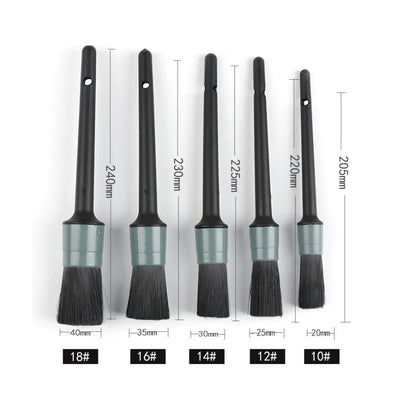 Car Brushes, Car Detailing Brush Set, for Car Air Vent Dashboard Cleaning Brush Car Beauty Cleaning Tools Car Wash Brush 5PCS