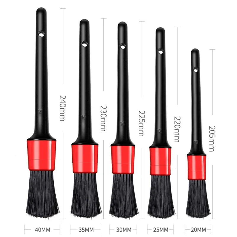 Car Brushes, Car Detailing Brush Set, for Car Air Vent Dashboard Cleaning Brush Car Beauty Cleaning Tools Car Wash Brush 5PCS