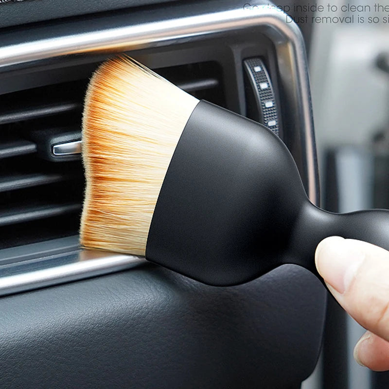 Car Interior Cleaning Tool - Soft Brush for Air Vent and Crevice Dusting