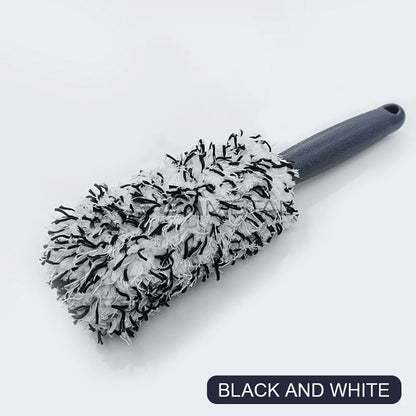 Portable Cleaning Brush Soft Microfiber Car Washing Brush Effortlessly Clean Wheels Car Detailing Care Dust Removal Accessories